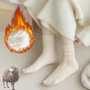 جودة المارينو الصوف الجوارب طاقم الرياضة . Quality Merino Wool Crew Socks Youth Size Winter Thick