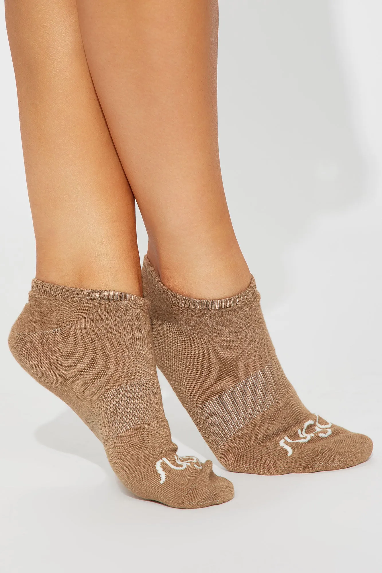 10 Pack Everyday Socks - Nude/combo
