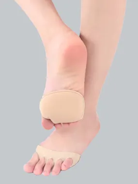 1pair Invisible Forefoot Open Toe Socks