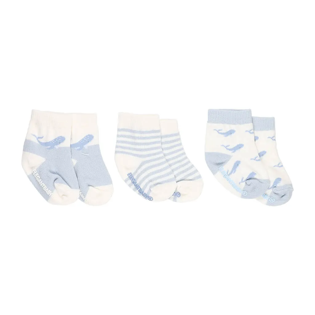3 Pack Non-Slip Socks Ocean Adventure