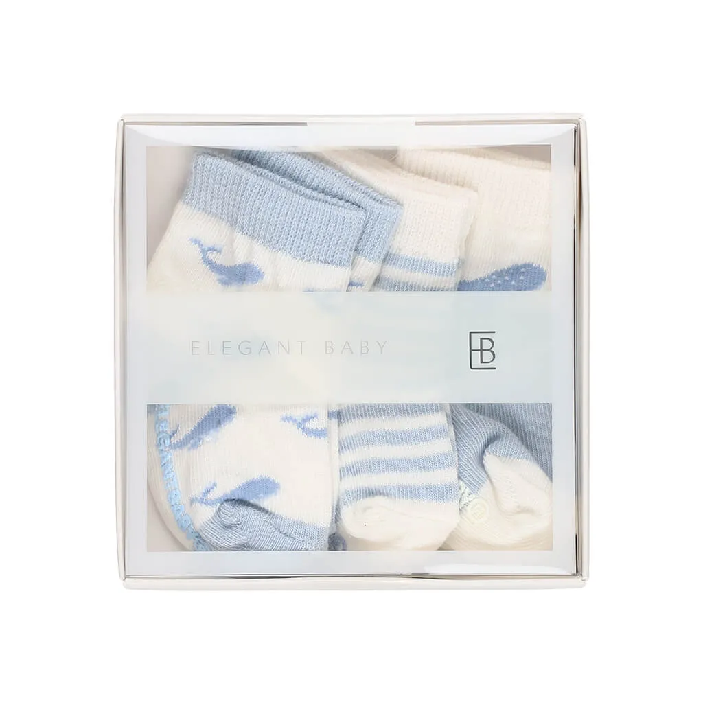 3 Pack Non-Slip Socks Ocean Adventure