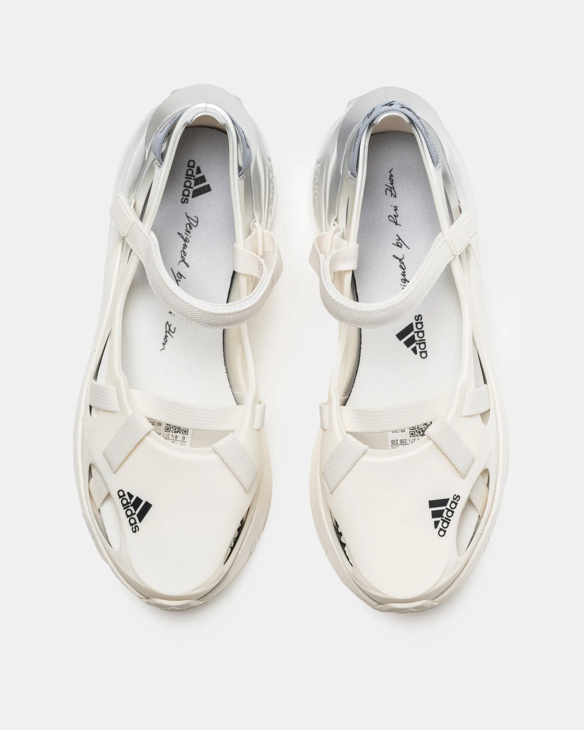 Adidas AVRYN Trainers, Cloud White - Designed by Rui Zhou Exclusive Edition