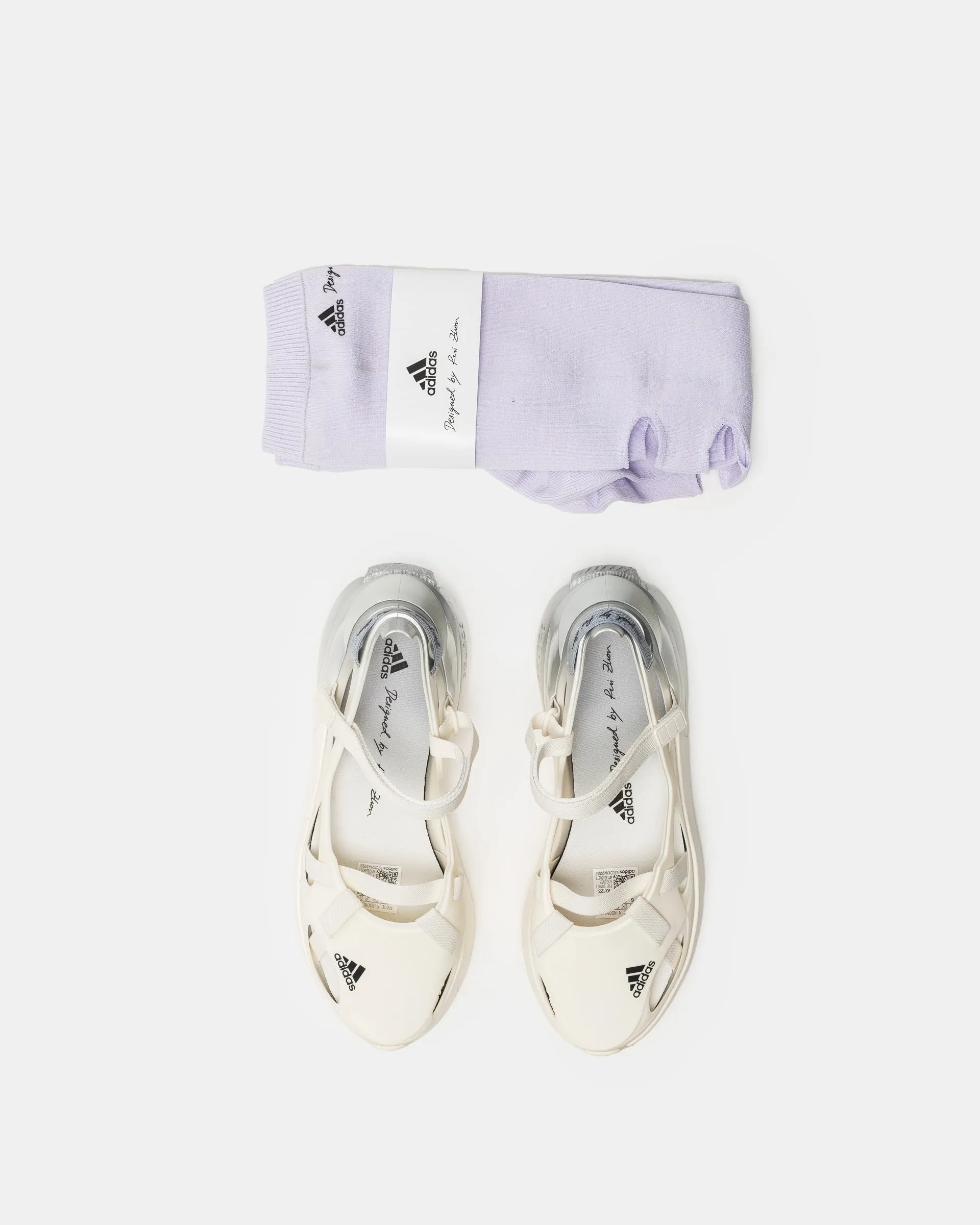 Adidas AVRYN Trainers, Cloud White - Designed by Rui Zhou Exclusive Edition