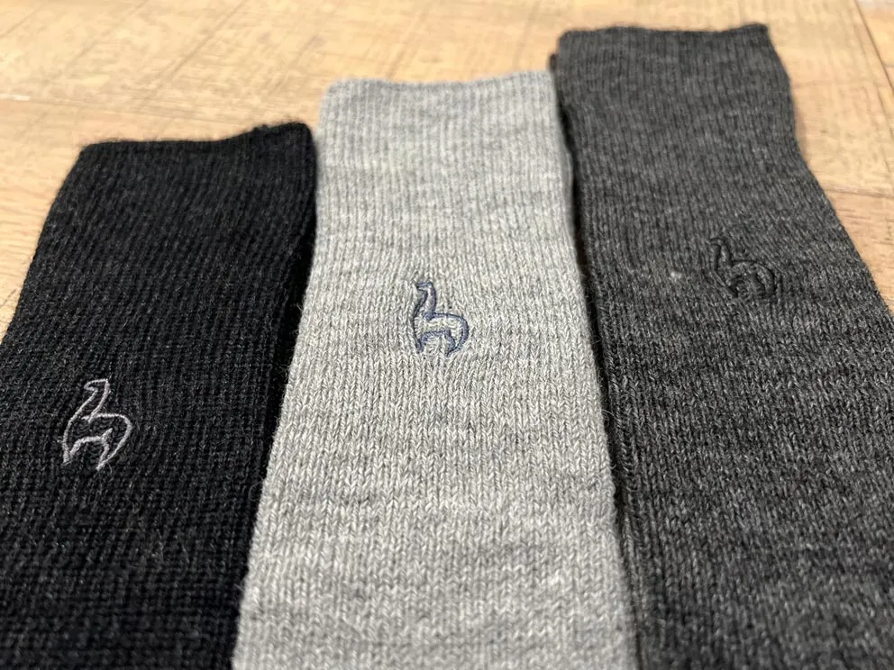 Alpaca Socks - Business - Smoke