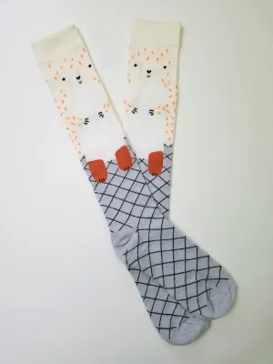 Beaver Knee High Socks