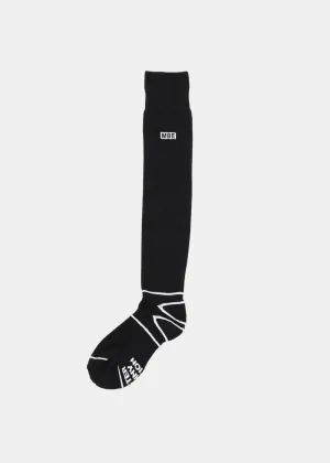 Black Cool Touch Heel Hold Knee High Socks