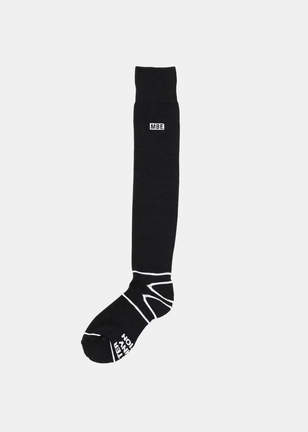 Black Cool Touch Heel Hold Knee High Socks