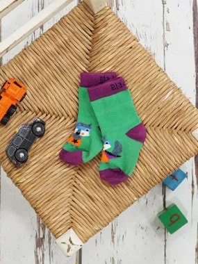 Blade and Rose Super Raccoon cotton Socks 浣熊全棉嬰兒襪