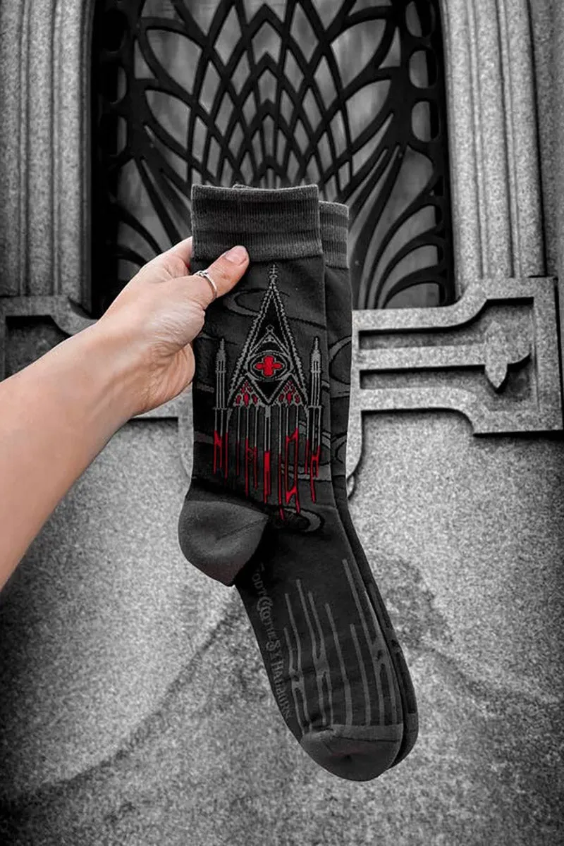 Blood Cathedral Socks
