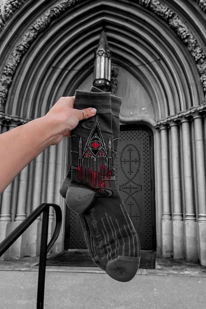 Blood Cathedral Socks