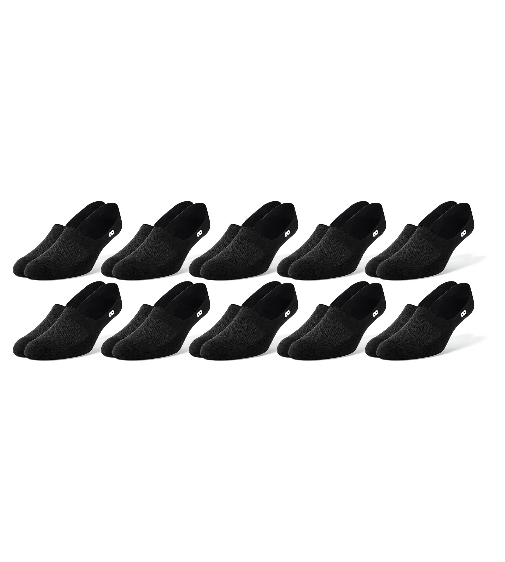 Bowo Cushion No Show Socks 10 Pack