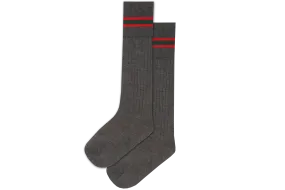 Boys 3/4 Striped Long Socks - Glenashley Prep
