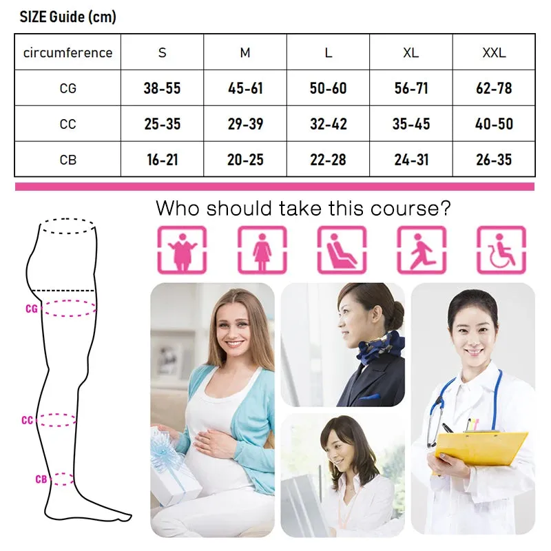 Calf Muscle Support Varicose Vein Long Compression Socks
