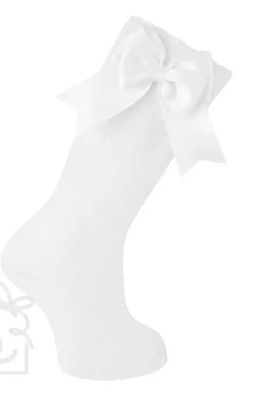 Carlomagno Bow Knee High White