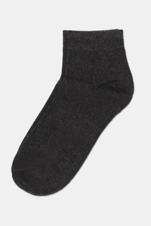 Charcoal Ankle Socks