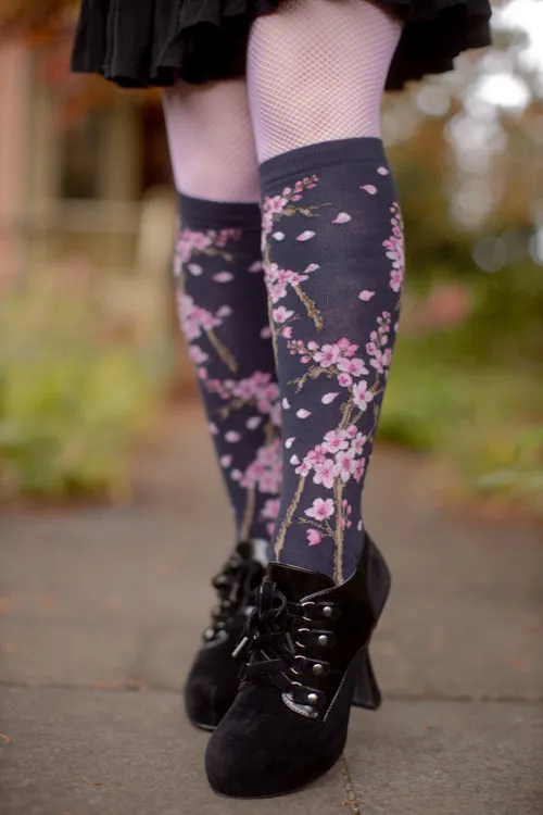 Cherry Blossom Knee High
