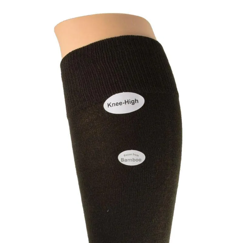 Classic Flat Knit Bamboo Knee Hi Socks 2 pair Pack
