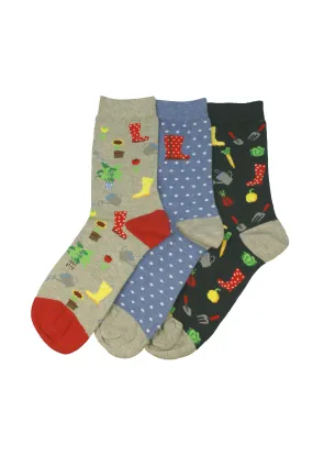 Columbine Gardening Socks