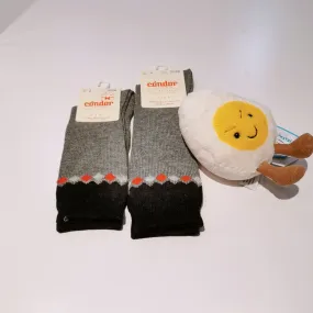 Condor Small Check Knee High Socks