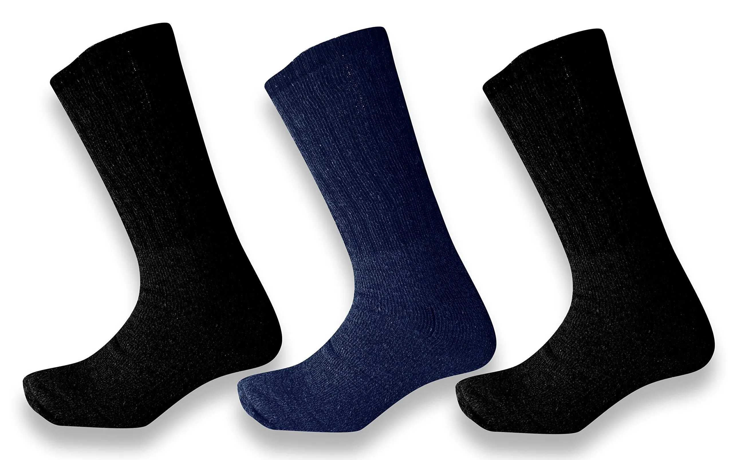 Extreme Weather Warm Wool Blend 3 or 6 Pack Men's Socks - Shoe Size 6-12