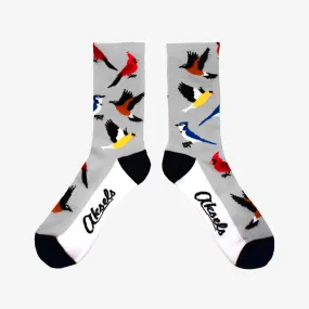 Feathered Flock Men's & Women's Crew Socks