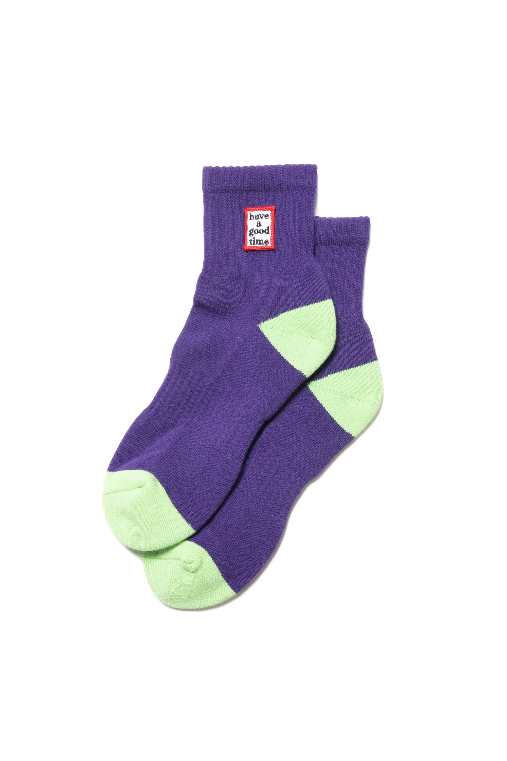 FRAME SOCKS PURPLE/GREEN