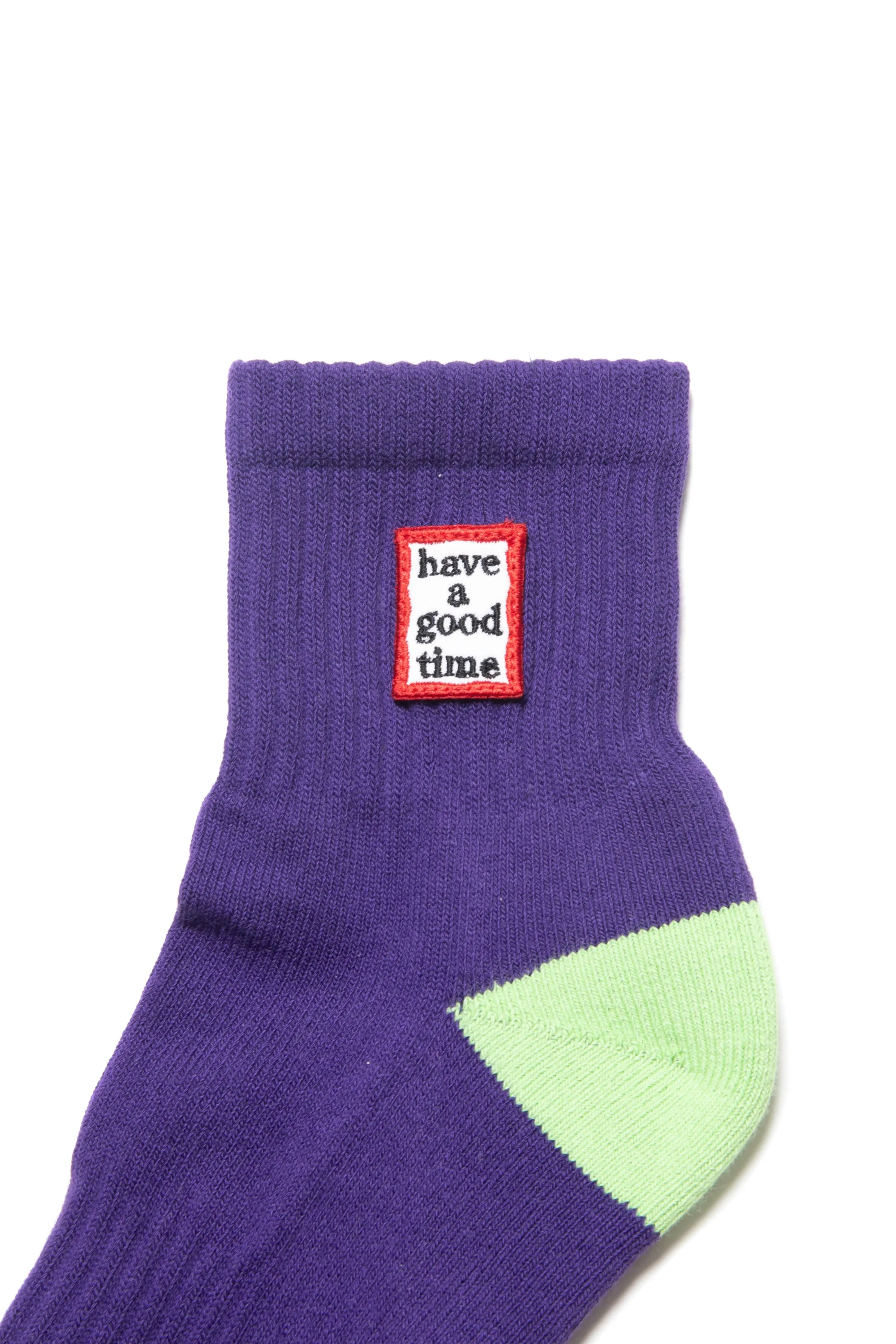 FRAME SOCKS PURPLE/GREEN