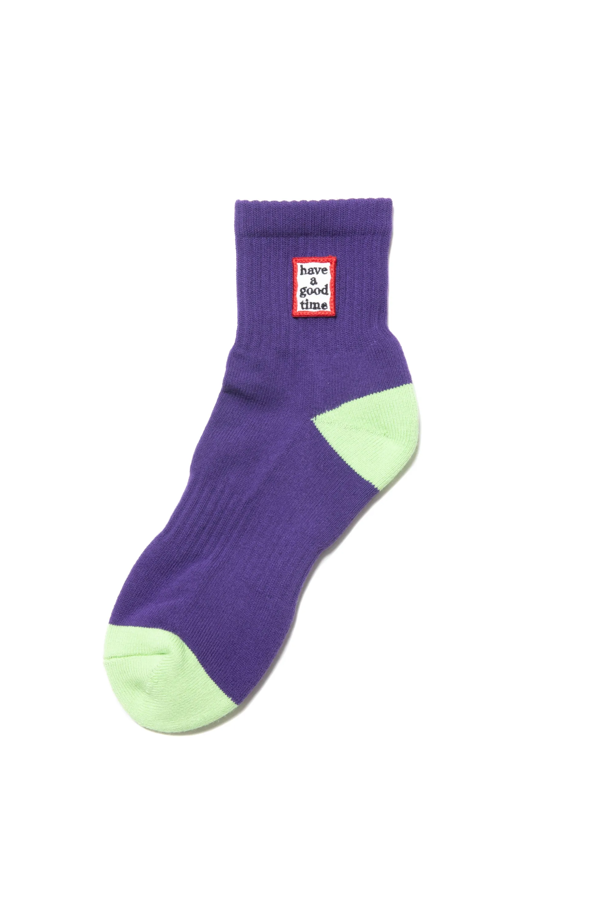 FRAME SOCKS PURPLE/GREEN