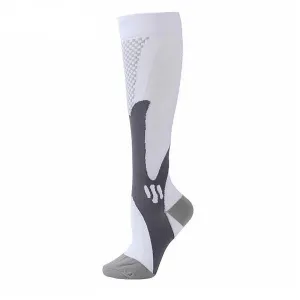 GRW Compression Socks Unisex Anti-cramping Breathable Knee-high Stockings