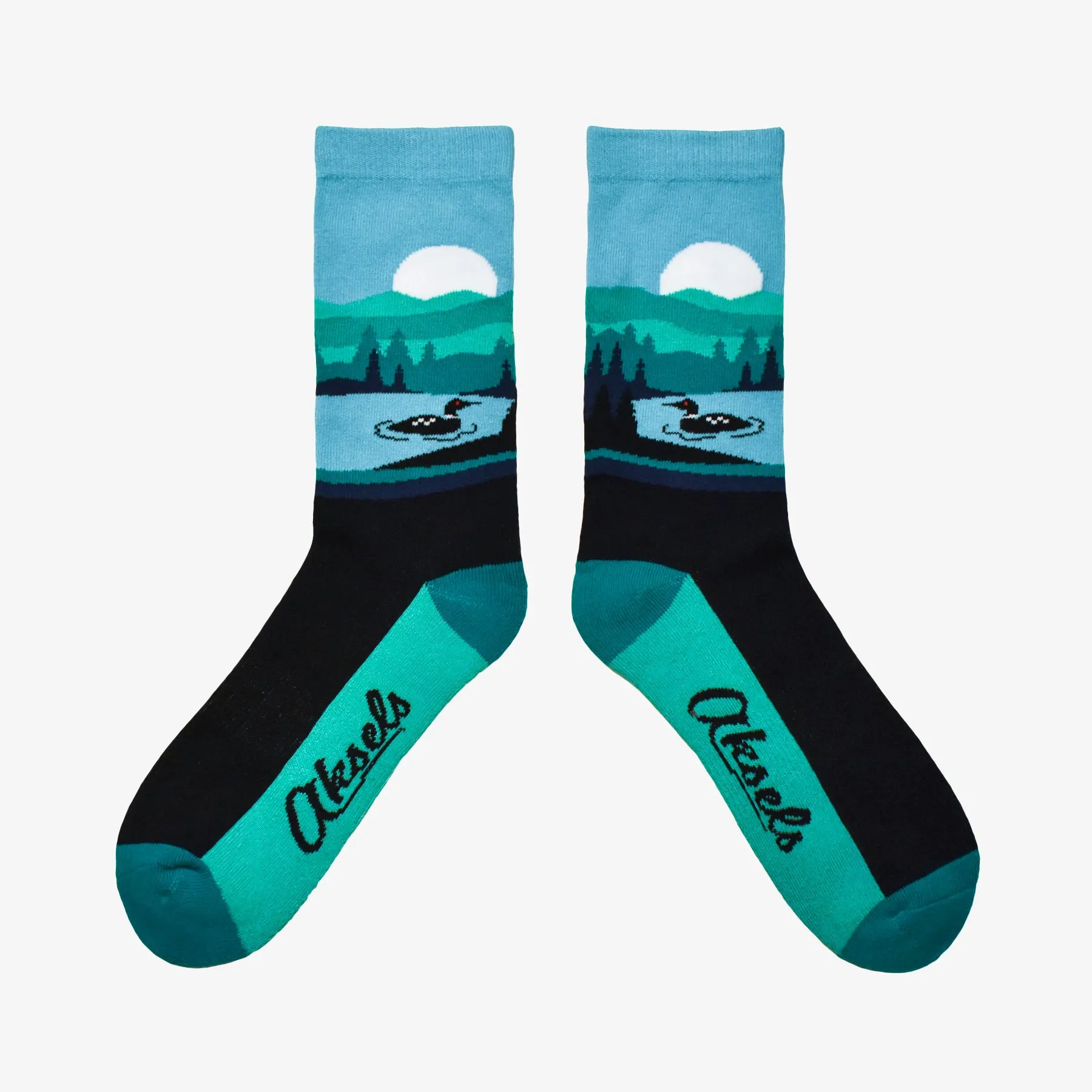 Hideaway Loon Men's & Women's Crew Socks