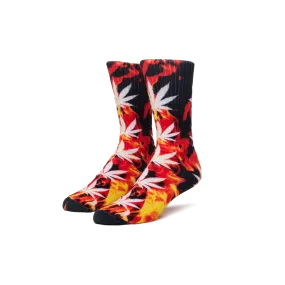 HUF Elements Digital Plantlife Socks - Orange