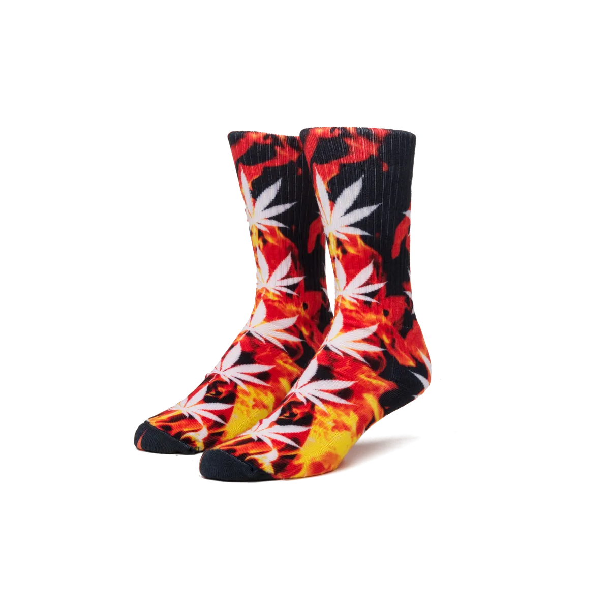 HUF Elements Digital Plantlife Socks - Orange