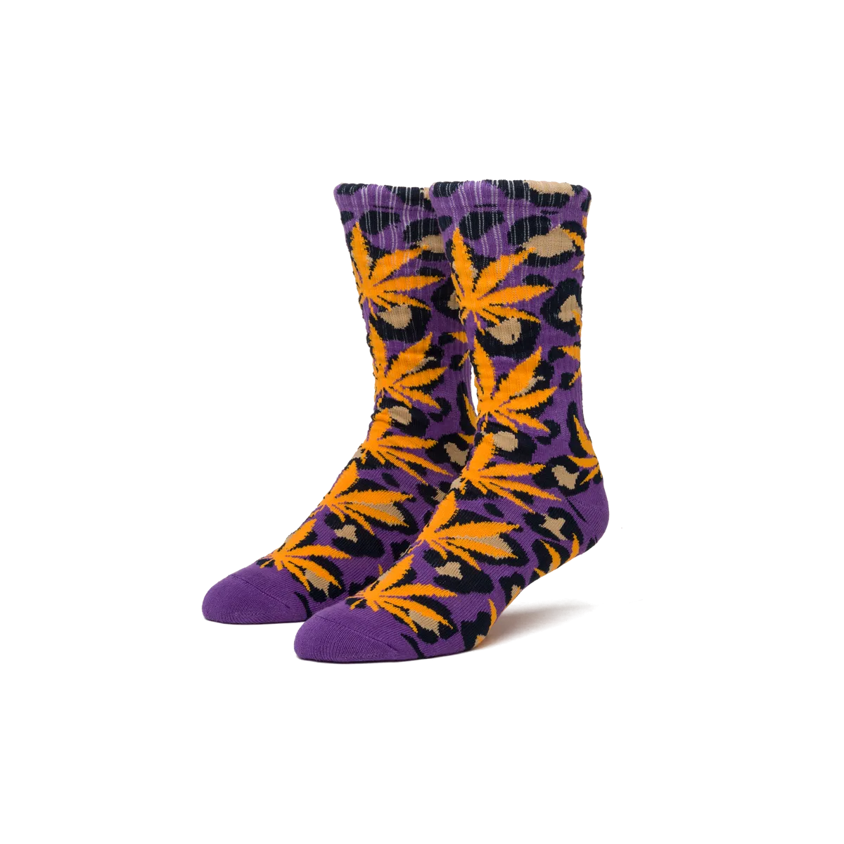 HUF Wildlife Plantlife Socks - Eggplant