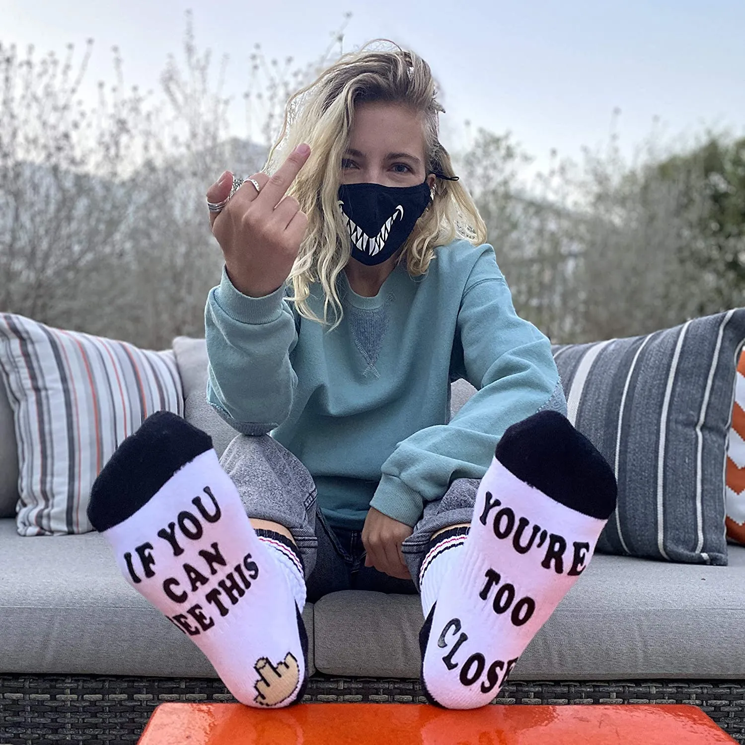 If You Can See This, You're Too Close Socks