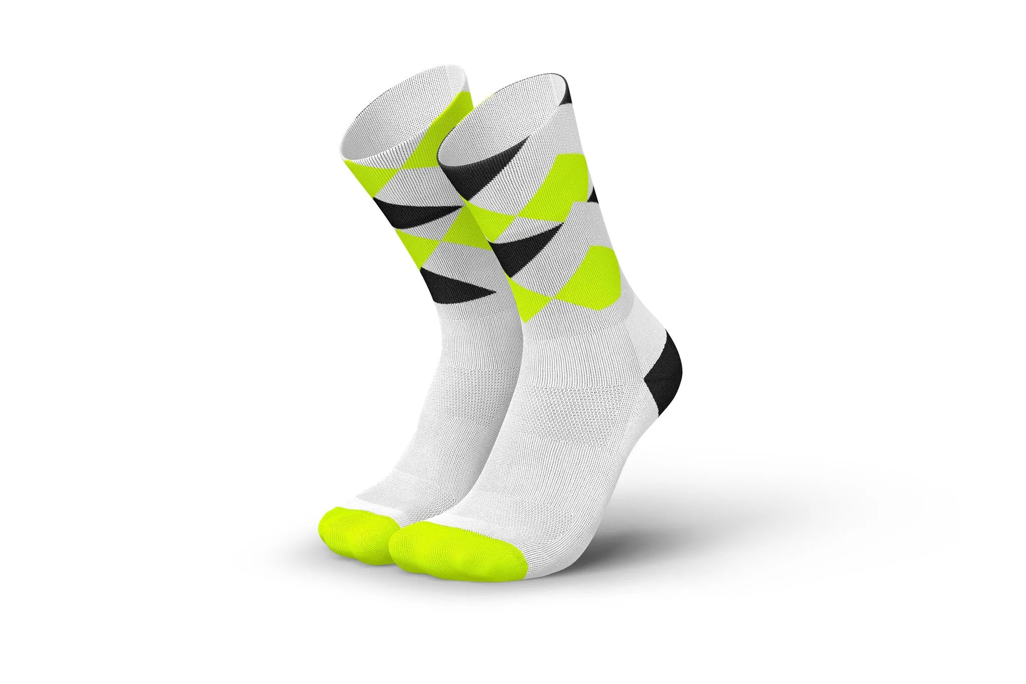 Incylence | Peaks | Running Socks | White Canary