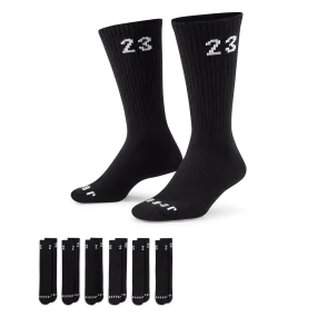 Jordan Essentials Crew Socks (6 Pairs) DH4287-010