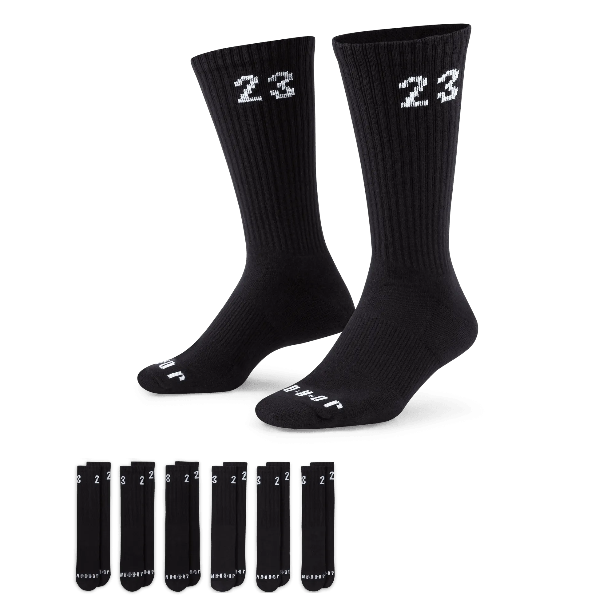 Jordan Essentials Crew Socks (6 Pairs) DH4287-010