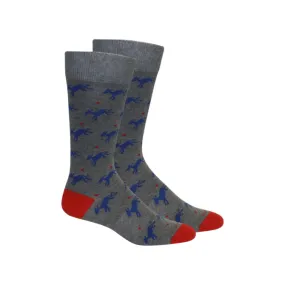 Kennedy Grey Heather Men's Socks