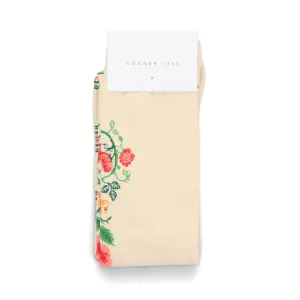KNEE HIGH SOCK / BEIGE MULTI