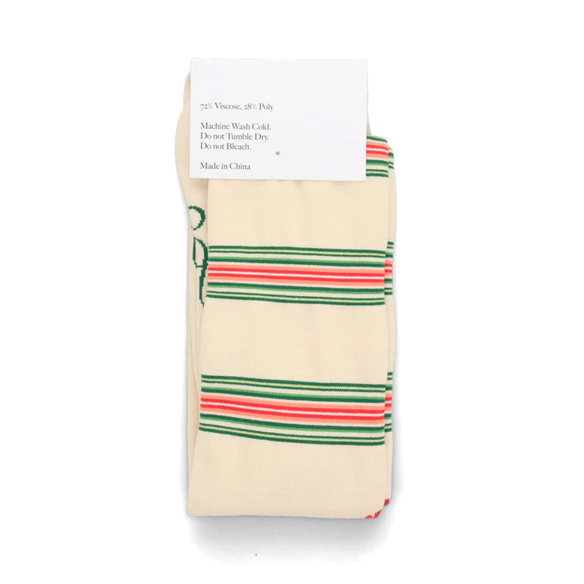 KNEE HIGH SOCK / BEIGE MULTI