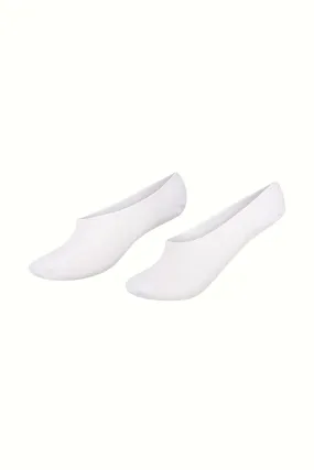 No-Show Socks - 2 Pack - White