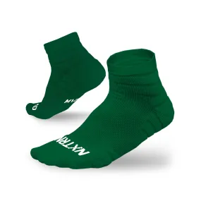 Sure, heres an optimized title for the e-commerce product with modifiers included:

NXTRND Cushioned Athletic Quarter Crew Socks, Green (3 Pairs) - Moisture-Wicking, Durable, Comfortable Fit for Sports and Everyday Wear

This title highlights important features and benefits, such as cushioning, moisture-wicking, and comfort, making it more appealing to potential buyers.