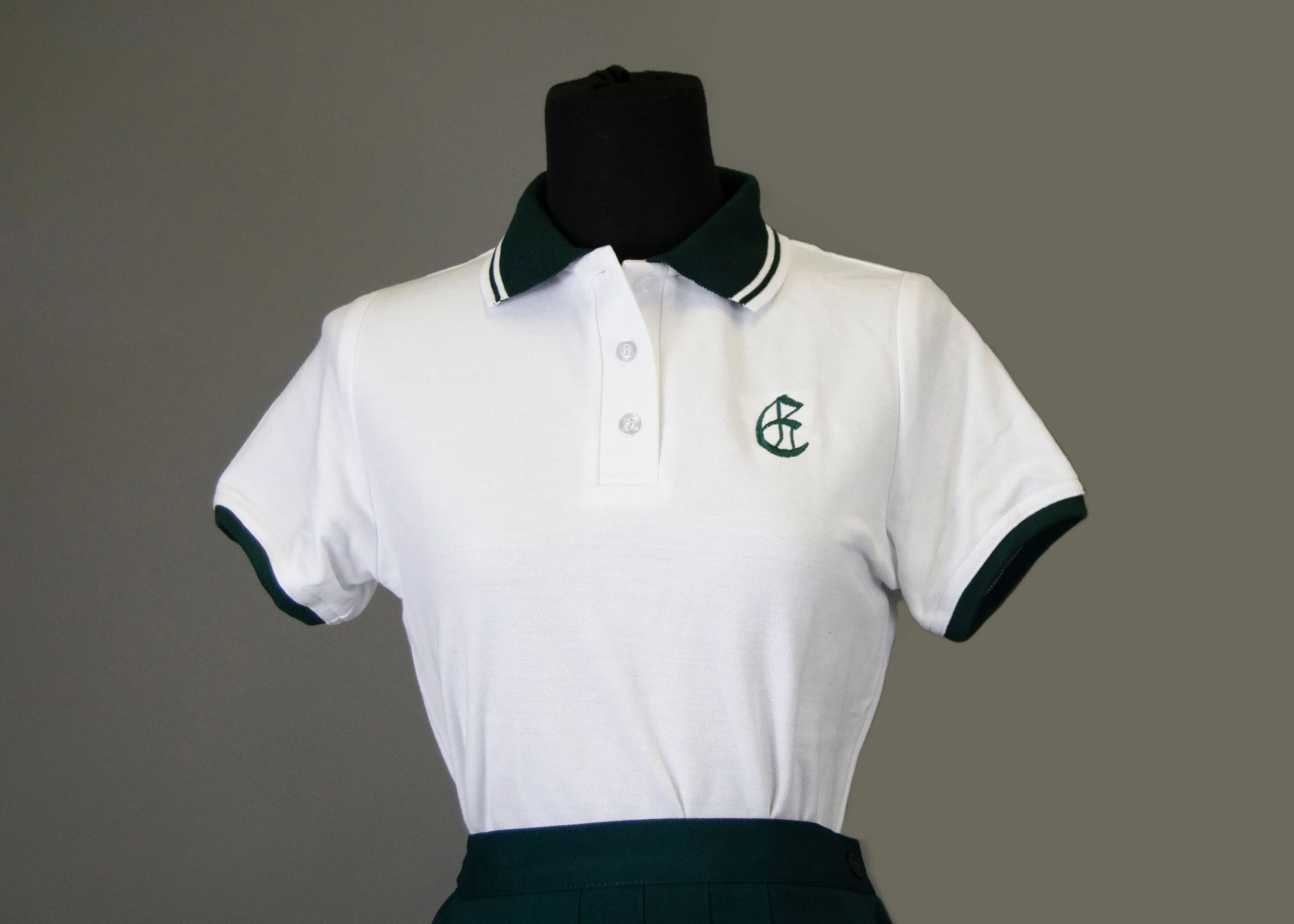 Polo Shirt - White - Junior Sizes