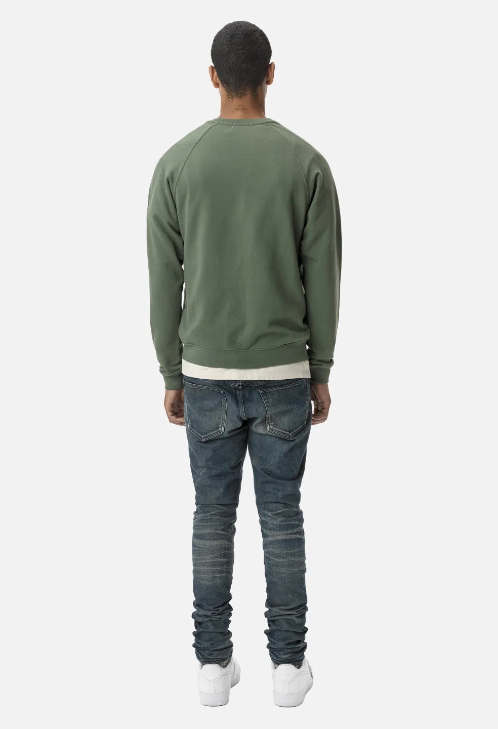 Raglan Crew / Olive