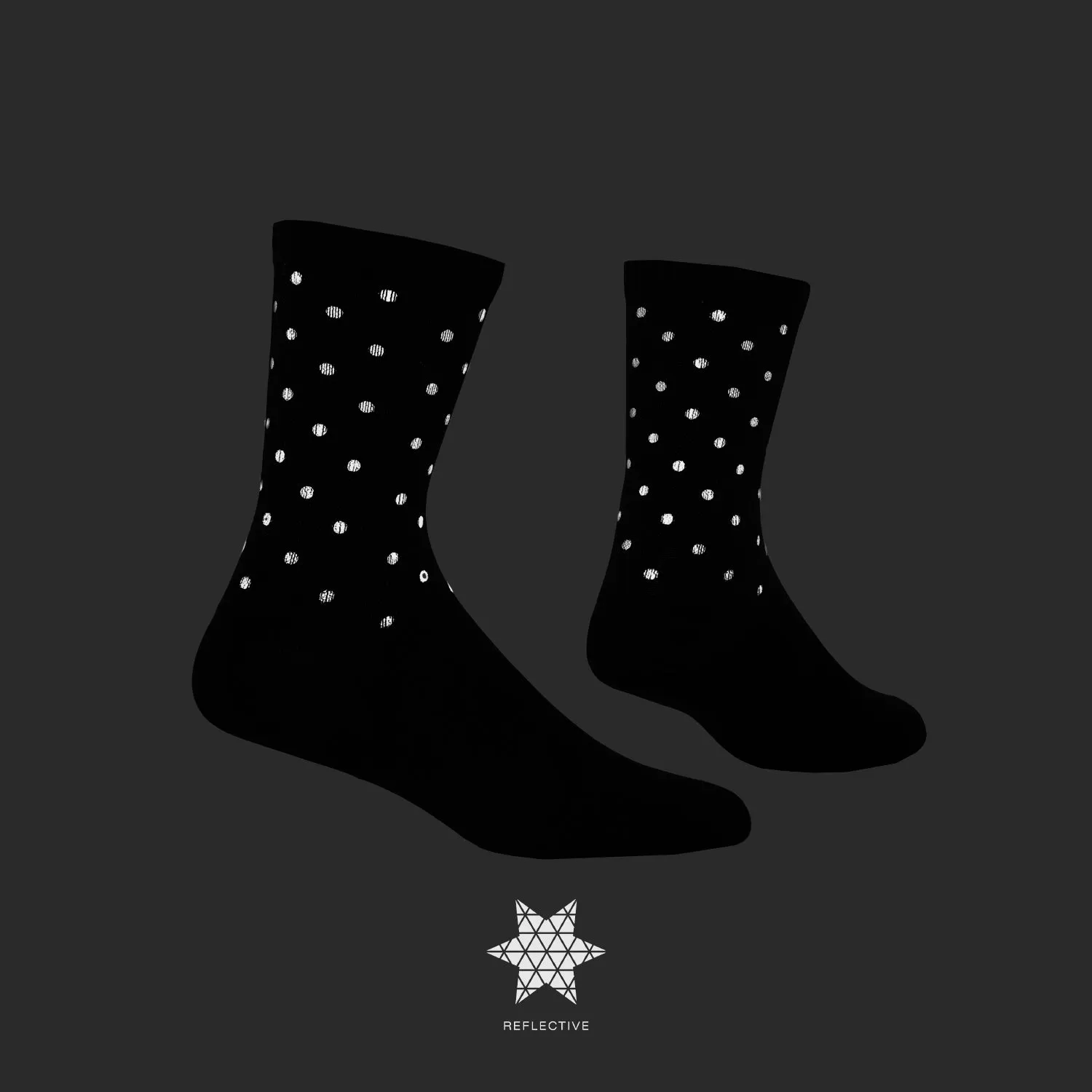 Reflective High Combat Socks 300