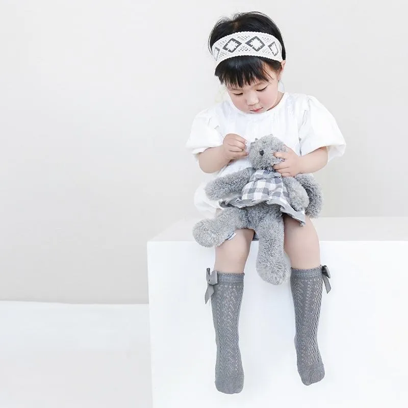 Ribbon Bowknot Summer Knee Socks