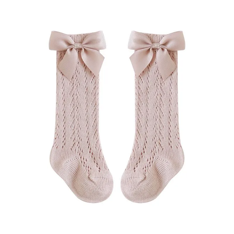 Ribbon Bowknot Summer Knee Socks