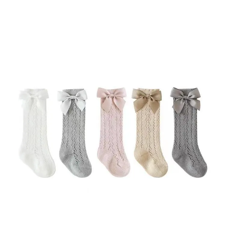 Ribbon Bowknot Summer Knee Socks