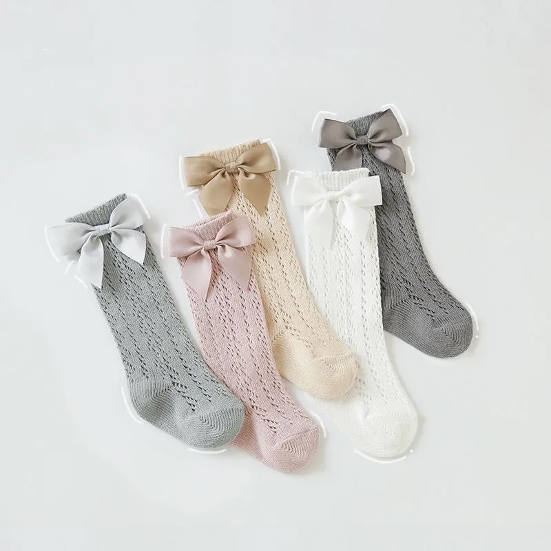 Ribbon Bowknot Summer Knee Socks