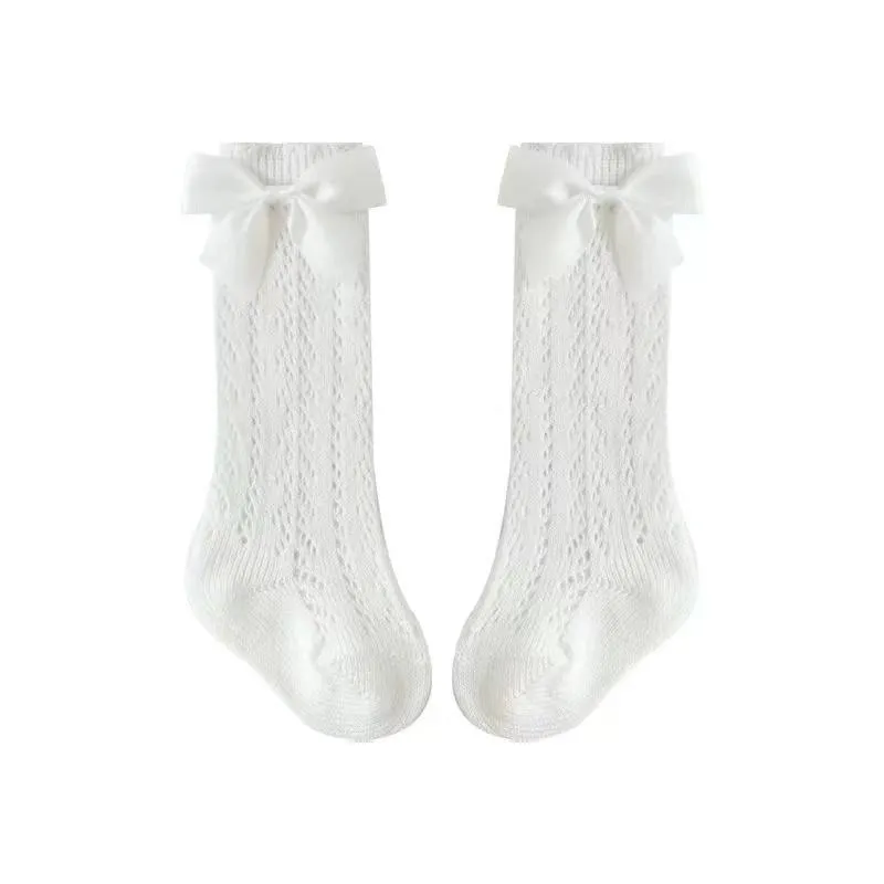Ribbon Bowknot Summer Knee Socks
